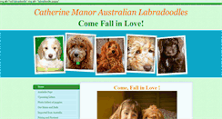 Desktop Screenshot of catherinemanoraustralianlabradoodles.com